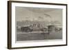 Governor's Island and Fort, New York Harbour-null-Framed Giclee Print