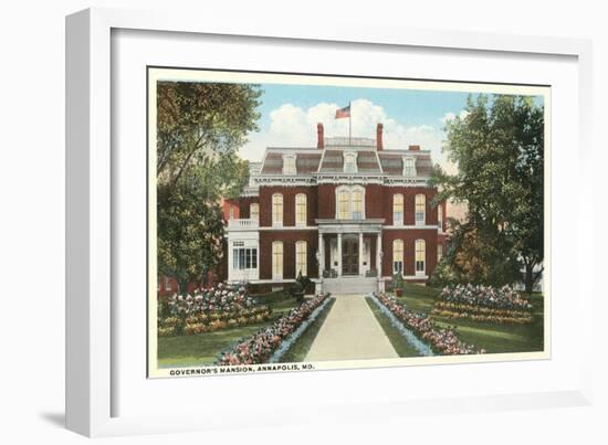 Governor's Mansion, Annapolis-null-Framed Art Print