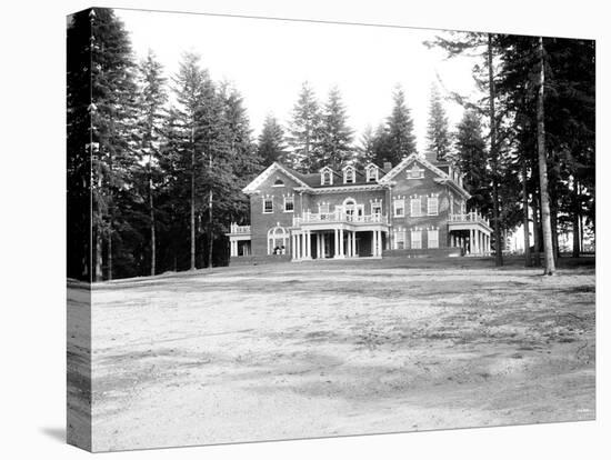 Governor's Mansion, Washington, Circa 1909-Asahel Curtis-Stretched Canvas