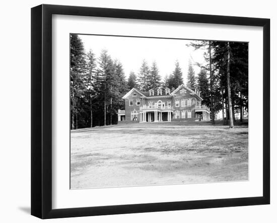 Governor's Mansion, Washington, Circa 1909-Asahel Curtis-Framed Giclee Print