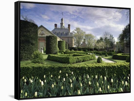 Governor's Palace, Colonial Williamsburg, Virginia, USA-null-Framed Stretched Canvas