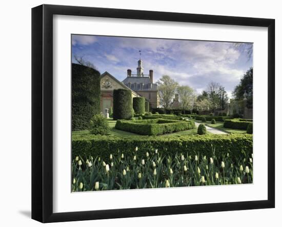 Governor's Palace, Colonial Williamsburg, Virginia, USA-null-Framed Premium Photographic Print