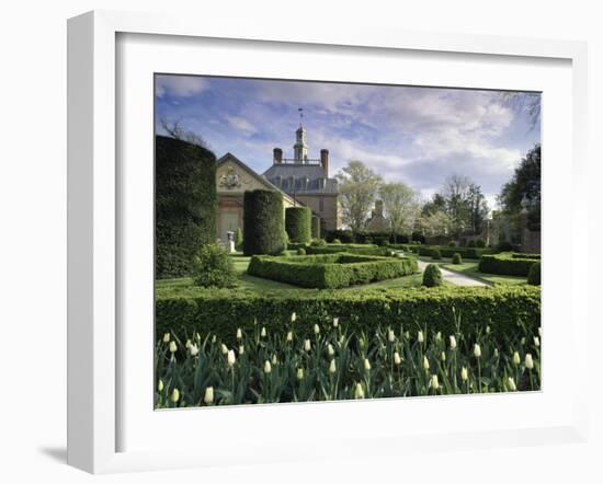 Governor's Palace, Colonial Williamsburg, Virginia, USA-null-Framed Premium Photographic Print