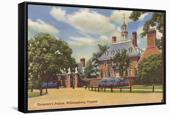 Governor's Palace, Williamsburg, Virginia-null-Framed Stretched Canvas