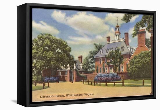 Governor's Palace, Williamsburg, Virginia-null-Framed Stretched Canvas