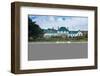 Governor's seat (Government House), Stanley, capital of the Falkland Islands, South America-Michael Runkel-Framed Photographic Print