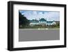 Governor's seat (Government House), Stanley, capital of the Falkland Islands, South America-Michael Runkel-Framed Photographic Print