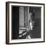 Governor Sheng Shih-Tsai Looking Out Window-null-Framed Photographic Print