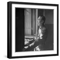 Governor Sheng Shih-Tsai Looking Out Window-null-Framed Photographic Print