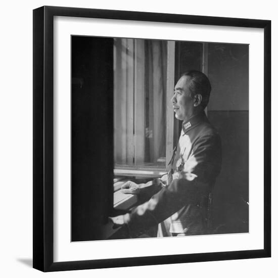 Governor Sheng Shih-Tsai Looking Out Window-null-Framed Photographic Print