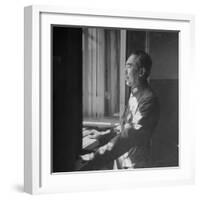 Governor Sheng Shih-Tsai Looking Out Window-null-Framed Photographic Print