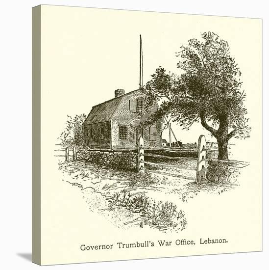 Governor Trumbull's War Office, Lebanon, Connecticut-null-Stretched Canvas