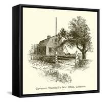 Governor Trumbull's War Office, Lebanon, Connecticut-null-Framed Stretched Canvas