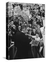 Governor William W. Scranton, De-planing at GOP Convention-John Loengard-Stretched Canvas