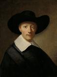 Portrait of a Man, known as Gozen Centen-Govert Flinck-Art Print