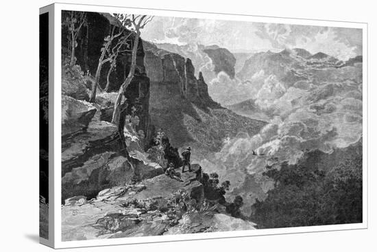 Govett's Leap, Blue Mountains, New South Wales, Australia, 1886-Frederic B Schell-Stretched Canvas