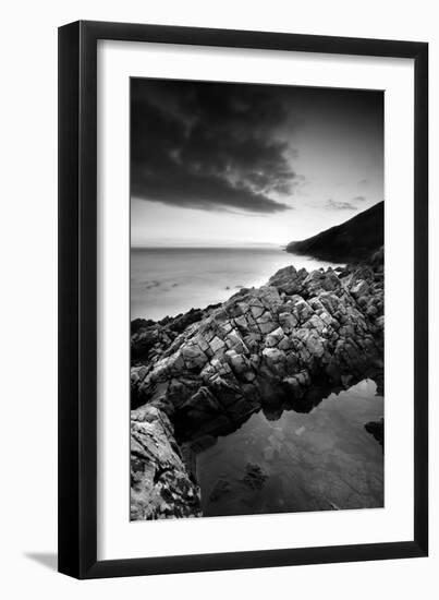 Gower Sunset-Craig Howarth-Framed Premium Photographic Print