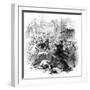 Gown and Town Row, Oxford, 15th November 1845-null-Framed Giclee Print