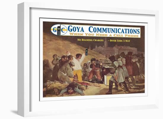 Goya Communications: When You Need a Cell Phone-null-Framed Art Print