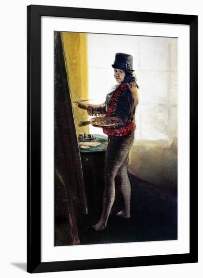 Goya: Self-Portrait-Francisco de Goya-Framed Giclee Print