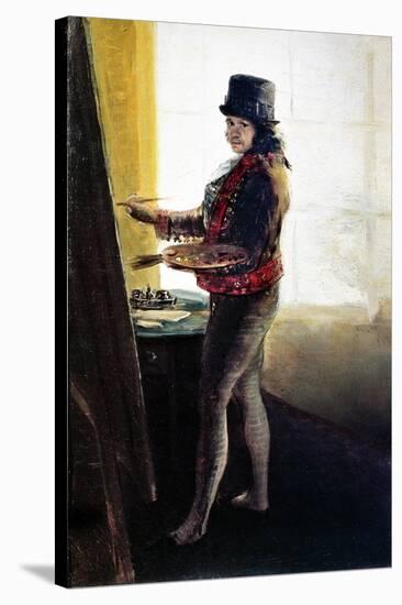 Goya: Self-Portrait-Francisco de Goya-Stretched Canvas