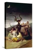 Goya: Witches Sabbath-Francisco de Goya-Stretched Canvas