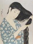 Woman Applying Makeup, 1918-Goyo Hashiguchi-Giclee Print
