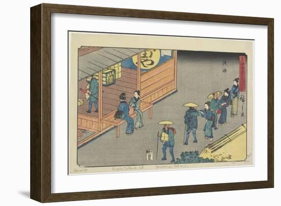 Goyu, 1841-1842-Utagawa Hiroshige-Framed Giclee Print