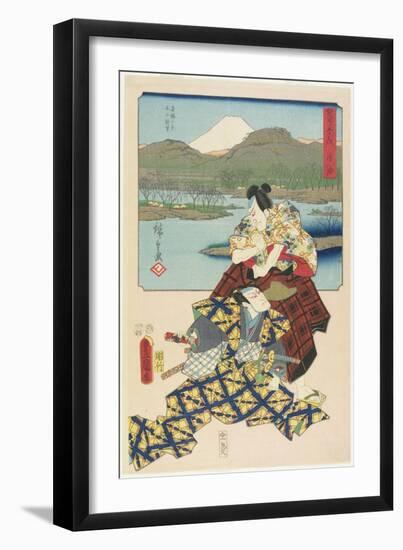 Goyu, April 1855-Utagawa Hiroshige-Framed Giclee Print
