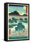 Goyu-Utagawa Hiroshige-Framed Stretched Canvas