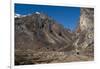 Goyul village between Lingzhi and Chebisa along the Laya-Gasa trekking route, Thimpu District, Bhut-Alex Treadway-Framed Photographic Print