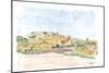 Gozo Ghawdex Malta Victoria Rabat Old Town Skyline and Citadel-M. Bleichner-Mounted Art Print