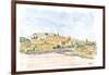 Gozo Ghawdex Malta Victoria Rabat Old Town Skyline and Citadel-M. Bleichner-Framed Art Print