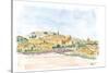 Gozo Ghawdex Malta Victoria Rabat Old Town Skyline and Citadel-M. Bleichner-Stretched Canvas