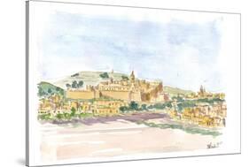 Gozo Ghawdex Malta Victoria Rabat Old Town Skyline and Citadel-M. Bleichner-Stretched Canvas