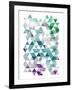 GP Grey Triangles-OnRei-Framed Art Print