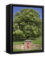 GR Royal Mail Rural Letter Box-Richard Klune-Framed Stretched Canvas