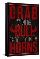 Grab the Bull By the Horns-null-Framed Stretched Canvas