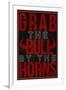 Grab the Bull By the Horns-null-Framed Art Print