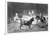 Grabado. Serie "Tauromaquia" Plancha 27, El Célebre Fernando del Toro-Francisco de Goya-Framed Giclee Print