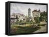 Graben Street-null-Framed Stretched Canvas