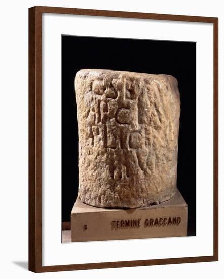 Gracchan Boundary Stone, Put Up Wtih Gracchus' Agrarian Laws-null-Framed Giclee Print