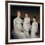 Grace Allison McCurdy and her Daughters, Mary Jane and Letitia Grace, c.1806-Joshua Johnson-Framed Giclee Print