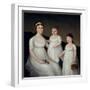 Grace Allison McCurdy and her Daughters, Mary Jane and Letitia Grace, c.1806-Joshua Johnson-Framed Giclee Print