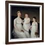 Grace Allison McCurdy and her Daughters, Mary Jane and Letitia Grace, c.1806-Joshua Johnson-Framed Giclee Print