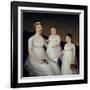 Grace Allison McCurdy and her Daughters, Mary Jane and Letitia Grace, c.1806-Joshua Johnson-Framed Giclee Print