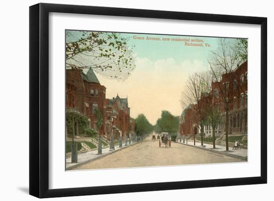 Grace Avenue, Richmond, Virginia-null-Framed Art Print