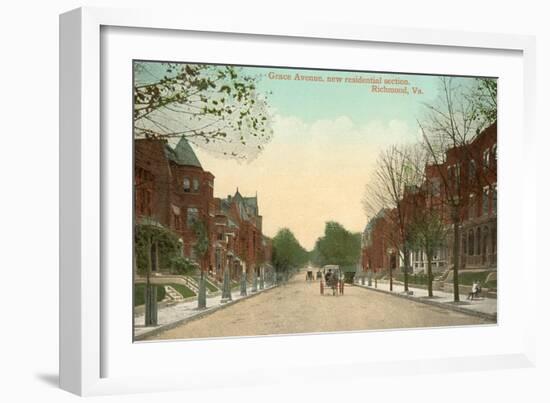 Grace Avenue, Richmond, Virginia-null-Framed Art Print