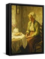 Grace before the Meal, 1927-Evert Pieters-Framed Stretched Canvas