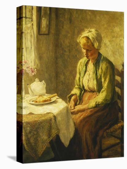 Grace before the Meal, 1927-Evert Pieters-Stretched Canvas